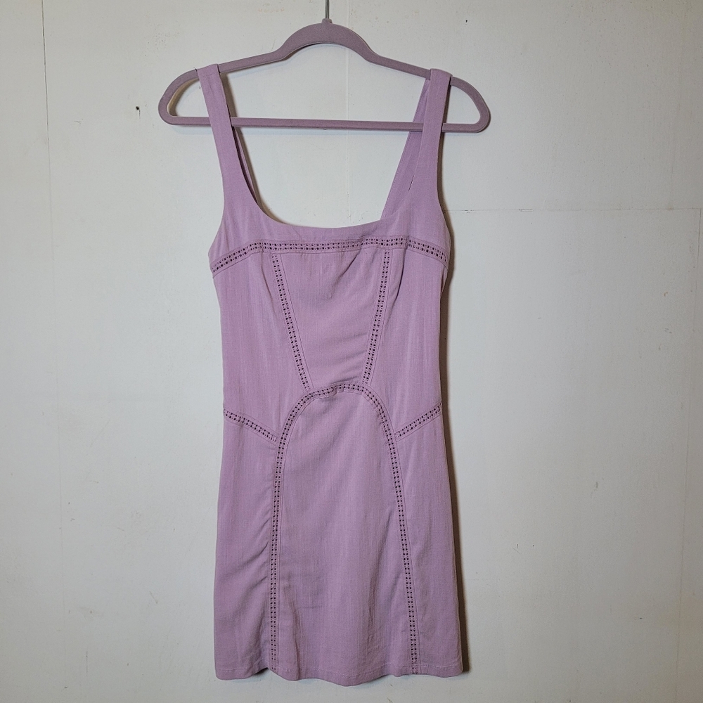Intimately Free People Lilac Crochet Detail Dress Size XS